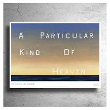 エド・ルシェ Edward Ruscha 『A Particular Kind of Heaven』海外展覧会ポスター